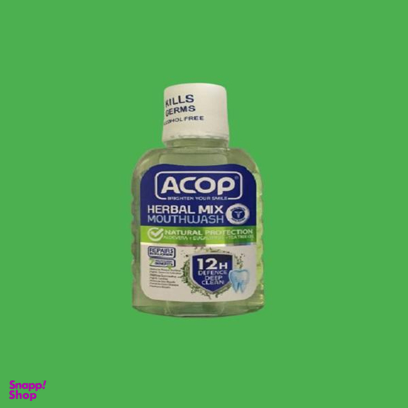 دهان شویه آکوپ (Acop) مدل Herbal Mix حجم 300 میلی‌ لیتر
