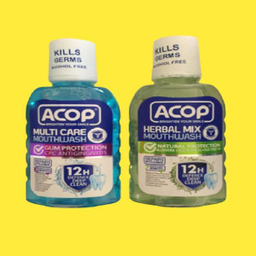 دهان‌ شویه آکوپ (Acop) مدل Multi Care حجم 300 میلی و دهان‌ شویه آکوپ مدل Herbal Mix حجم 300 میلی‌ لیتر