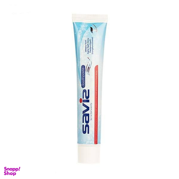 خمیر دندان ساویز (Saviz) مدل Fluoride حجم 80 میلی لیتر