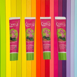 خمیر دندان کنلامکس (Canella Max) مدل توت فرنگی حجم 60 میلی‌لیتر مجموعه 4 عددی