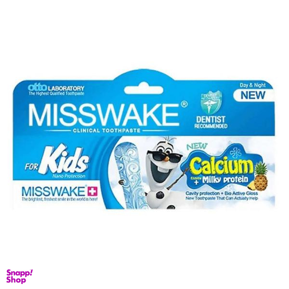 خمیر دندان میسویک (Misswake) مدل Whitening حجم 100 میلی‌ لیتر + خمیر دندان کودک مدل آدم برفی حجم 50 میلی‌ لیتر