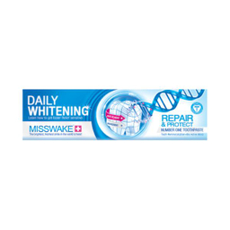 خمیر دندان میسویک (Misswake) مدل Whitening حجم 100 میلی‌ لیتر + خمیر دندان کودک مدل آدم برفی حجم 50 میلی‌ لیتر