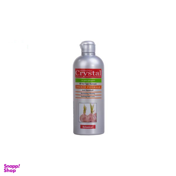شامپو ضد شوره کریستال (Crystal) مدل Garlic حجم 400 میلیلیتر
