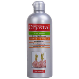شامپو ضد شوره کریستال (Crystal) مدل Garlic حجم 400 میلی‌لیتر