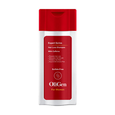 شامپو مو زنانه الی ژن (Oligen) مدل Sulfat Free with Coffeine حجم 250 میلی‌لیتر