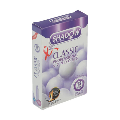 کاندوم شادو (Shadow) مدل Classic بسته 12 عددی