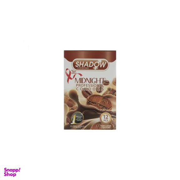 کاندوم شادو (Shadow) مدل Midnight بسته 12 عددی