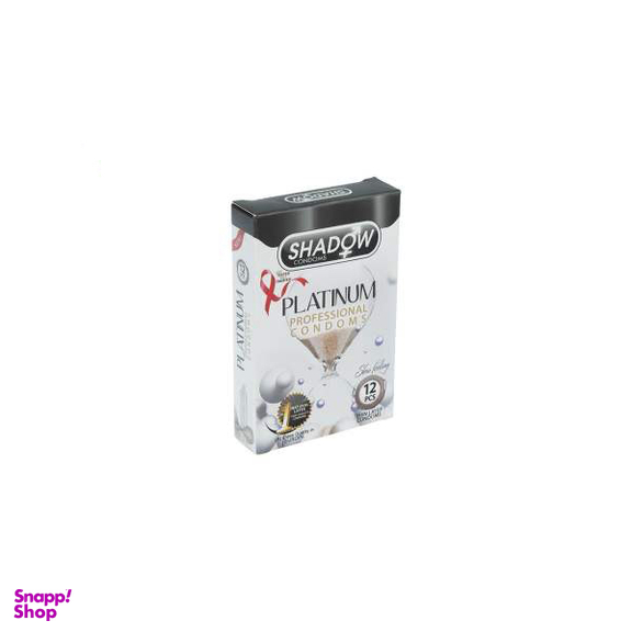 کاندوم شادو (Shadow) مدل Platinum بسته 12 عددی