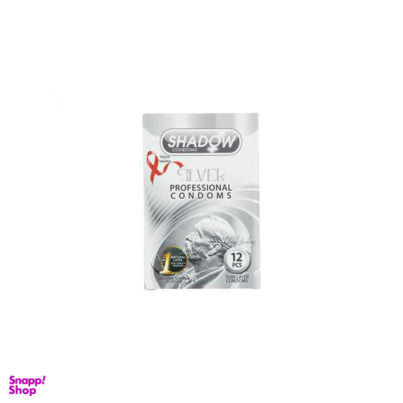 کاندوم شادو (Shadow) مدل Silver بسته 12 عددی