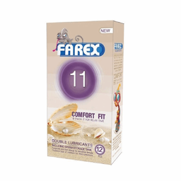 کاندوم فارکس (Farex) مدل 11 Comfort Fit بسته 12 عددی