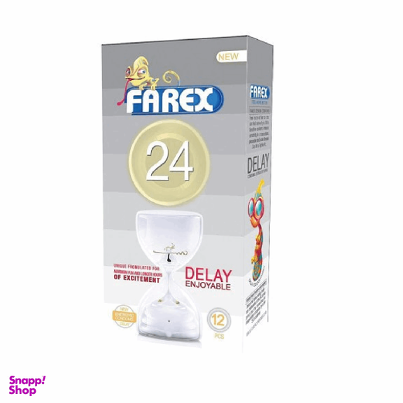 کاندوم فارکس (Farex) مدل Delay 24 بسته 12 عددی