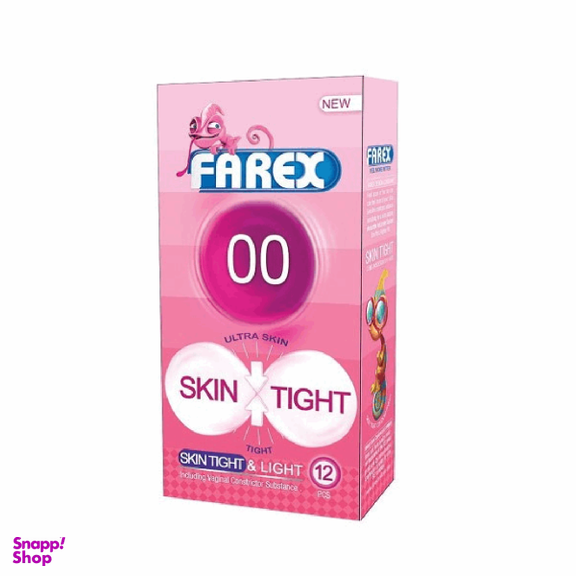 کاندوم فارکس (Farex) مدل Skin Tight 00 بسته 12 عددی