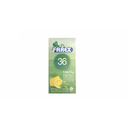 کاندوم فارکس (Farex) مدل Tasty 36 بسته 12 عددی