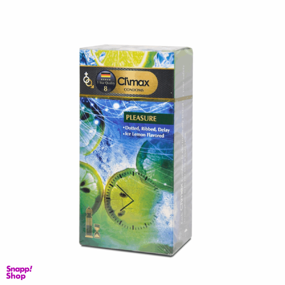 کاندوم کلایمکس (Climax) مدل Pleasure 8 بسته 12 عددی