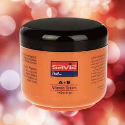 کرم مرطوب کننده دست و صورت ساویز (Saviz) مدل A+E حجم 140 میلی‌ لیتر بسته 2 عددی