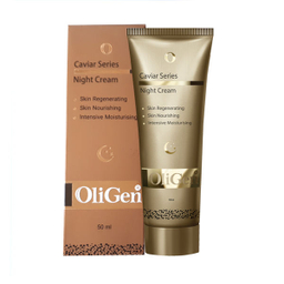 کرم مرطوب کننده شب الی ژن (Oligen) مدل خاویار حجم 50 میلی‌لیتر