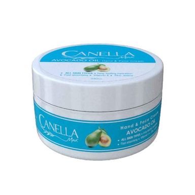 کرم مرطوب کننده کانلا (canella) مدل AVOCADO OIL حجم 240 میلی‌لیتر