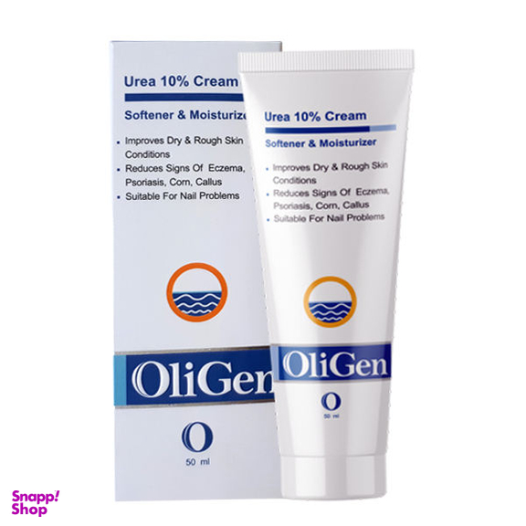 کرم نرم کننده الی ژن (Oligen) مدل اوره حجم 50 میلی‌لیتر