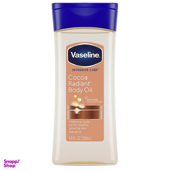 لوسیون بدن وازلین (Vaseline) مدل Cocoa Body Oil حجم 200 میلی‌لیتر