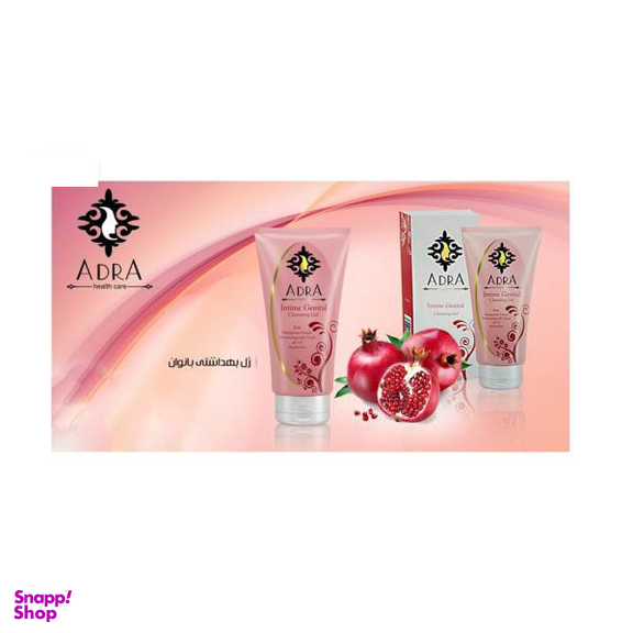 ژل بهداشتی بانوان آدرا (Adra) مدل Pomegranate حجم 150 میلی‌ لیتر