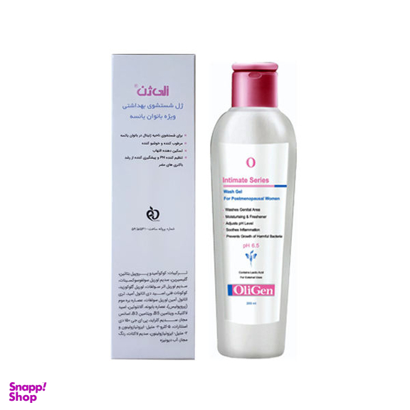 ژل بهداشتی بانوان اُلی ژن (Oligen) مدل Postmenopausal حجم 200 میلی‌لیتر