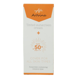 کرم ضد آفتاب آرت وینا (Artvina) مدل +Vitamin با SPF 50 رنگ Light Beige حجم 50 میلی‌‌ لیتر