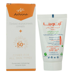 کرم ضد آفتاب آرت وینا (Artvina) مدل +Vitamin با SPF 50 رنگ Light Beige حجم 50 میلی‌‌ لیتر