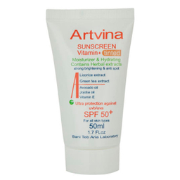 کرم ضد آفتاب آرت وینا (Artvina) مدل +Vitamin با SPF 50 رنگ Medium Beige حجم 50 میلی‌‌ لیتر