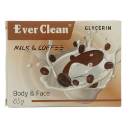 صابون گلیسیرینه اورکلین (Ever clean) مدل شیر قهوه وزن 65 گرم