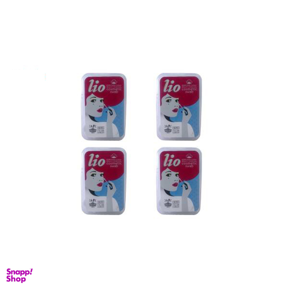 سواب آرایشی دو کاره لیو (Lio) مجموعه 4 عددی
