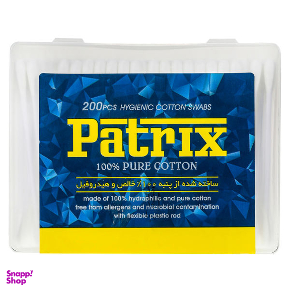 گوش پاک کن پاتریکس (Patrix) مدل 01 بسته 200 عددی