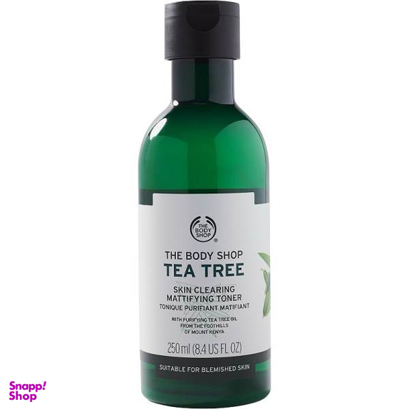 تونر مات کننده بادی شاپ (The Body Shop) مدل Tea Tree حجم 250 میلی‌ لیتر