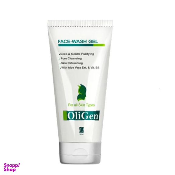 ژل شستشو صورت الی ژن (Oligen) مدل AloeVera حجم 150 میلی‌لیتر