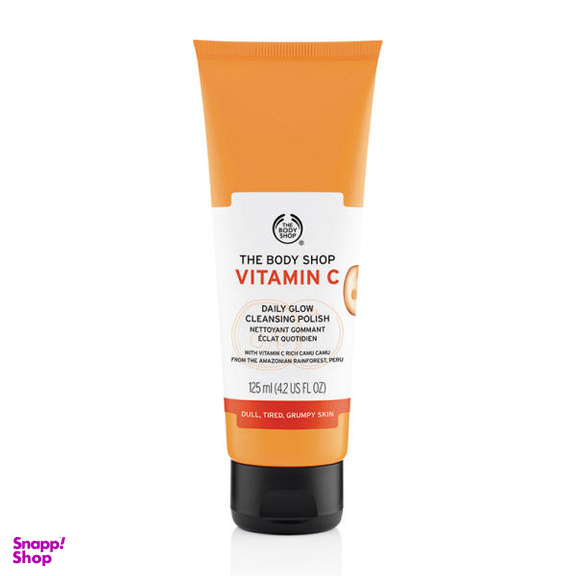 ژل شستشو صورت بادی شاپ (The Body Shop) مدل Vitamin C حجم 125 میلی‌ لیتر