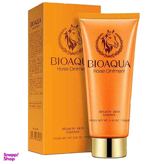 فوم شستشو صورت بایوآکوا (BioAqua) مدل Horse Ointment وزن 100 گرم