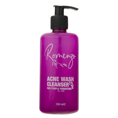پاک‌ کننده آرایش صورت رومنزو (Romenzo) مدل Acne Wash حجم 330 میلی‌لیتر