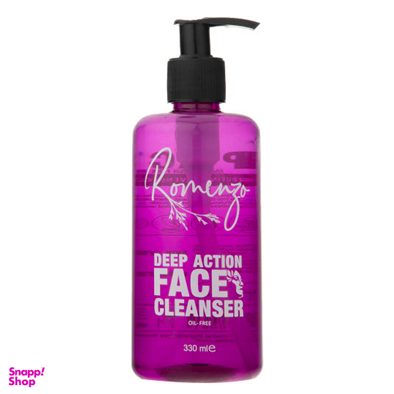 پاک‌ کننده آرایش صورت رومنزو (Romenzo) مدل Deep Action حجم 330 میلی‌لیتر