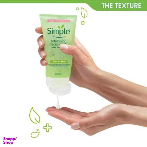 ژل شستشوی صورت سیمپل (Simple) مدل Refreshing حجم 50 میلیلیتر