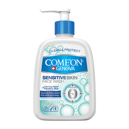 ژل شستشو صورت کامان (Comeon) مدل Sensitive Skin حجم 500 میلی‌لیتر
