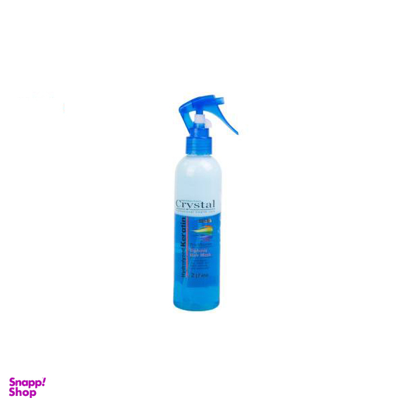 ماسک مو دو فاز آبی روزانه کریستال (Crystal) مدل Hydrolyzed Keratin حجم 250 میلی‌لیتر
