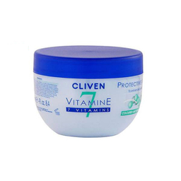 ماسک مو مخصوص موهای رنگ شده و تحت درمان کلیون (Cliven) مدل 7 Vitamine Protective Mask حجم 250 میلی‌لیتر
