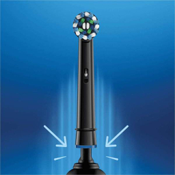 سری یدک مسواک برقی اورال بی (Oral B) مدل Cross action Black Edition بسته 4 عددی