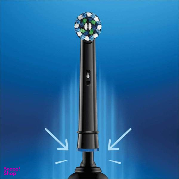 سری یدک مسواک برقی اورال بی (Oral B) مدل Cross action Black Edition بسته 4 عددی