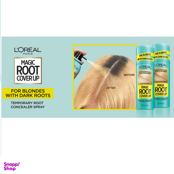 اسپری کانسیلر مو لورآل (Loreal) سری Magic Touch حجم 75 میلی‌لیتر مدل بلوند تیره