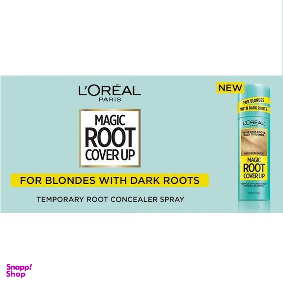 اسپری کانسیلر مو لورآل (Loreal) سری Magic Touch حجم 75 میلی‌لیتر مدل بلوند تیره