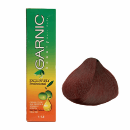 کیت رنگ مو گارنیک (Garnic) شماره 6.56 رنگ قهوه‌ای ارغوانی روشن حجم 120 میلی‌لیتر