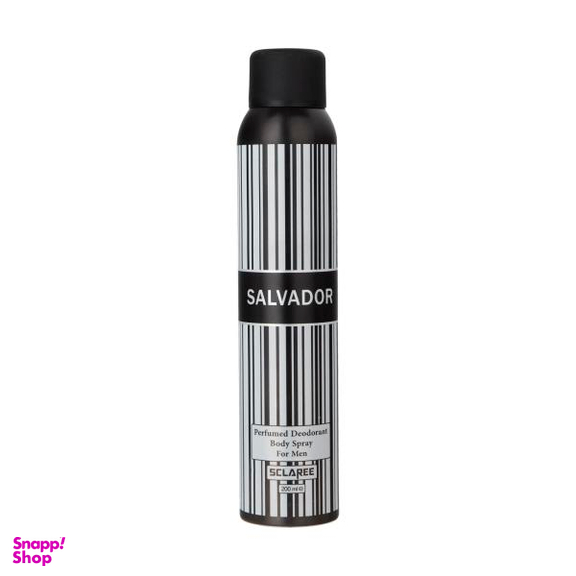 اسپری بدن مردانه اسکلاره (Sclaree) مدل Salvador حجم 200 میلی‌‌لیتر به همراه اسپری بدن مردانه مدل Mont Blanc