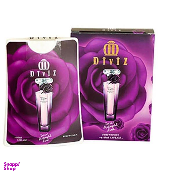 عطر جیبی زنانه دیوایز (Diviz) مدل لانکوم ترزور میدنایت رز حجم 45 میلی‌لیتر