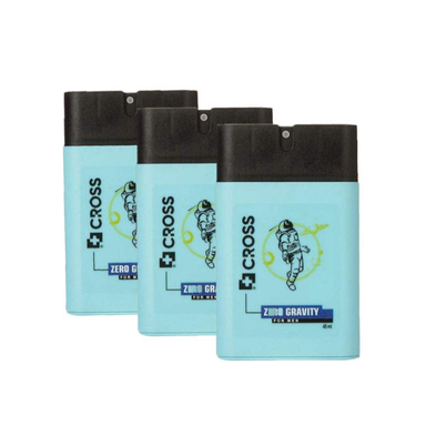 عطر جیبی مردانه کراس (Cross) مدل Zero Graviti حجم 45 میلی‌لیتر بسته 3 عددی