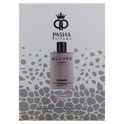 عطر جیبی مردانه پاشا (Pasha) مدل Allure Homme Sport حجم 40 میلی‌لیتر
